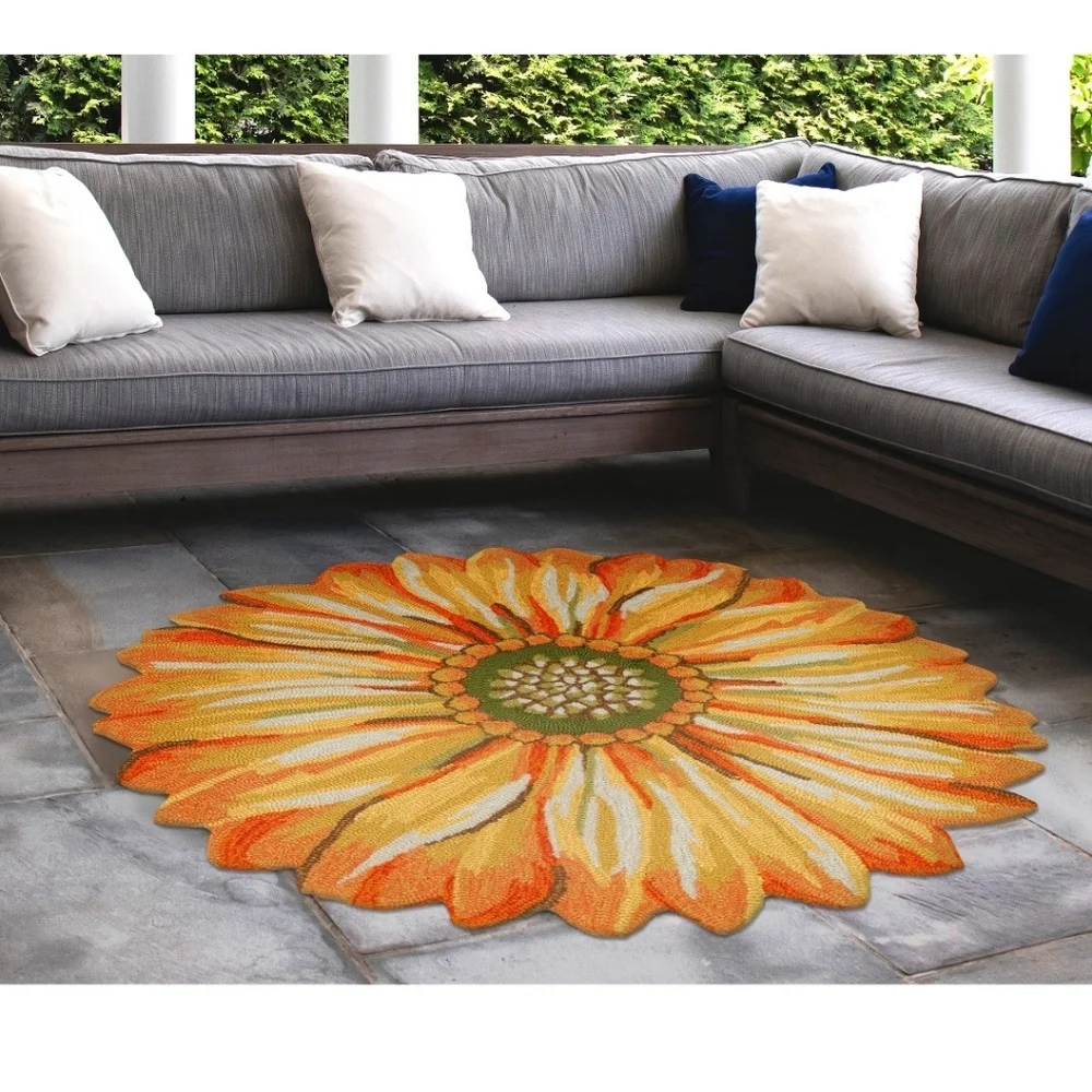 Liora Manne Frontporch Sunflower NWOT